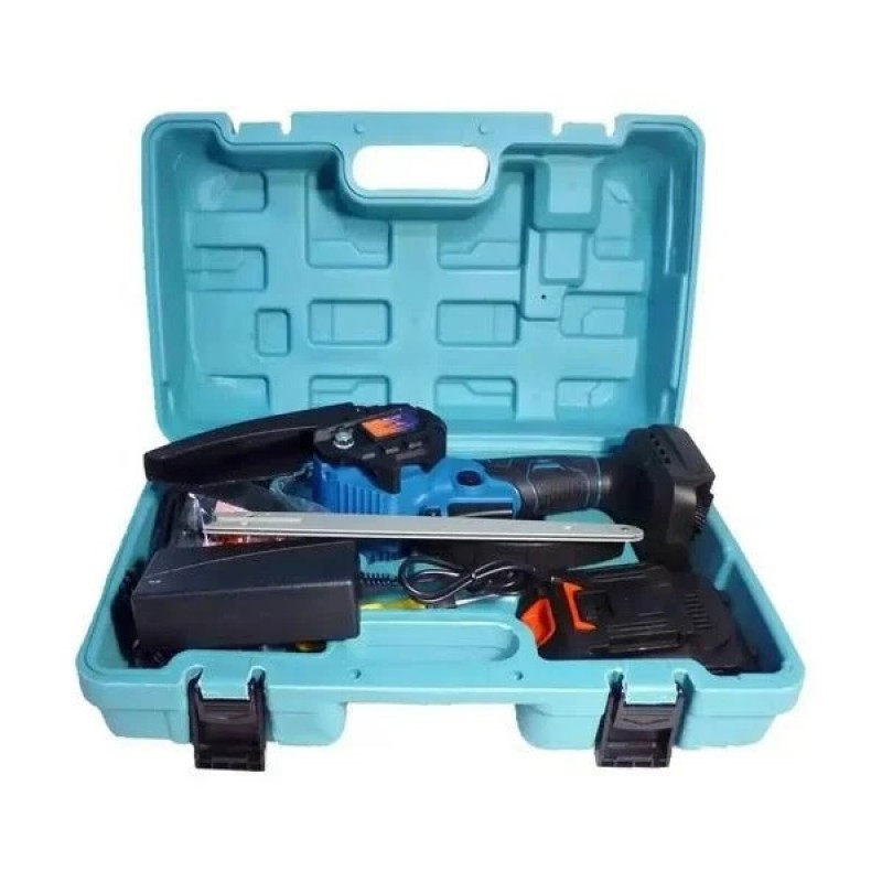 Акумуляторна ланцюгова міні-пила 8'' 203 мм 2акб 24V Chain Saw DOMOTEC 8488 PT Одеса - фото 5