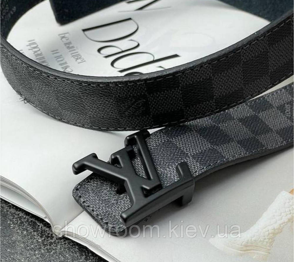 Женский брендовый кожаный ремень (7010-2 black) Lux Киев - изображение 1