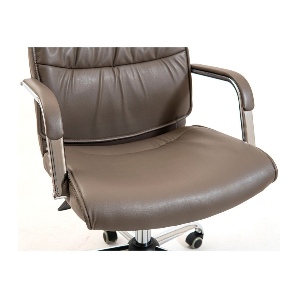 Офісне крісло керівника Richman Toronto Хром M1 Tilt Капучино Дніпро - фото 8