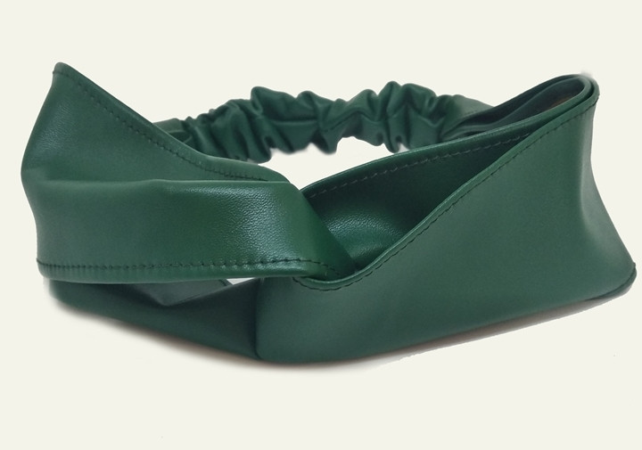 Пов'язка на голову жіноча зелена Київ - фото 1