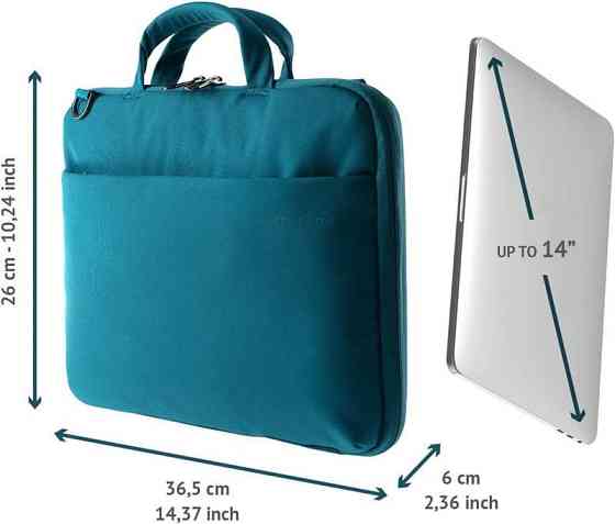 Сумка для ноутбука Tucano Darkolor 14" Light Blue (BDA1314-Z) ( 12631 ) Харків