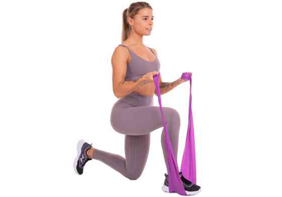 EasyFit Стрічка латексна EasyFit 0.35 мм для пілатеса та йоги зелена Коломия