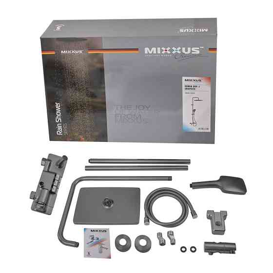 Душова колона зі змішувачем Mixxus Premium Ronda 009-J Graphite (колір графіт) (MI8387)   ( 20820 ) Харьков