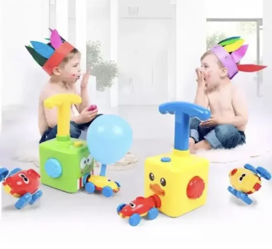 Аэромобиль машинка с шариком, Aerodynamics Reaction FORCE Principle Коломыя