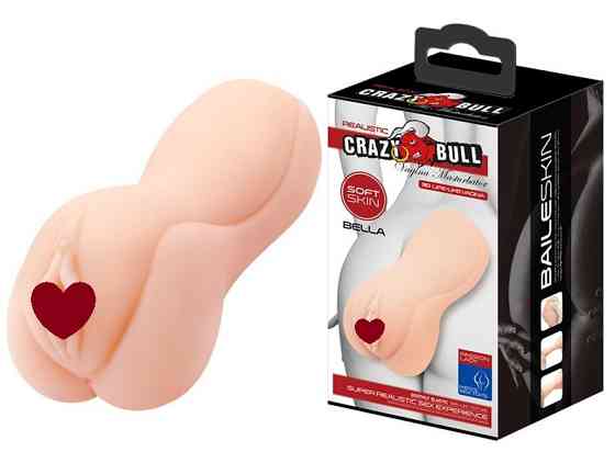 Мастурбатор-вагина Crazy Bull - Bella Realistic Masturbator, BM-009187-1 Sex Aura Киев