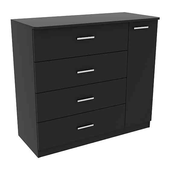 Комод Сабрина №2, Антрацит, 1100/500/1000 Львов