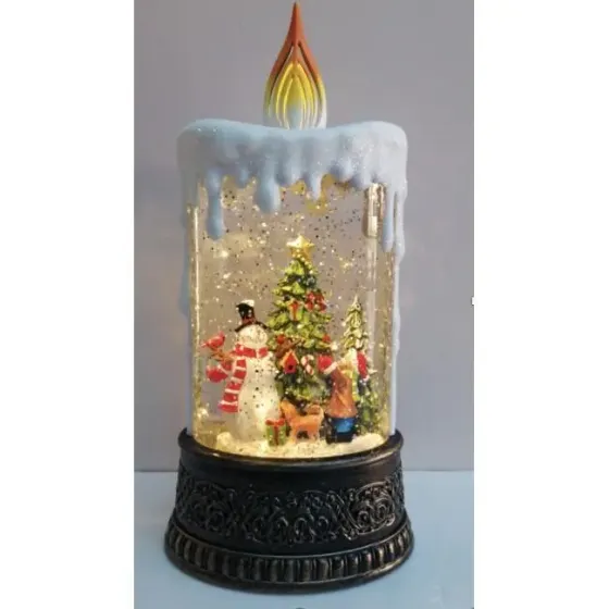 Ночник новогодний Свеча XMAS WDL-23016B 10087, снеговик Коломия