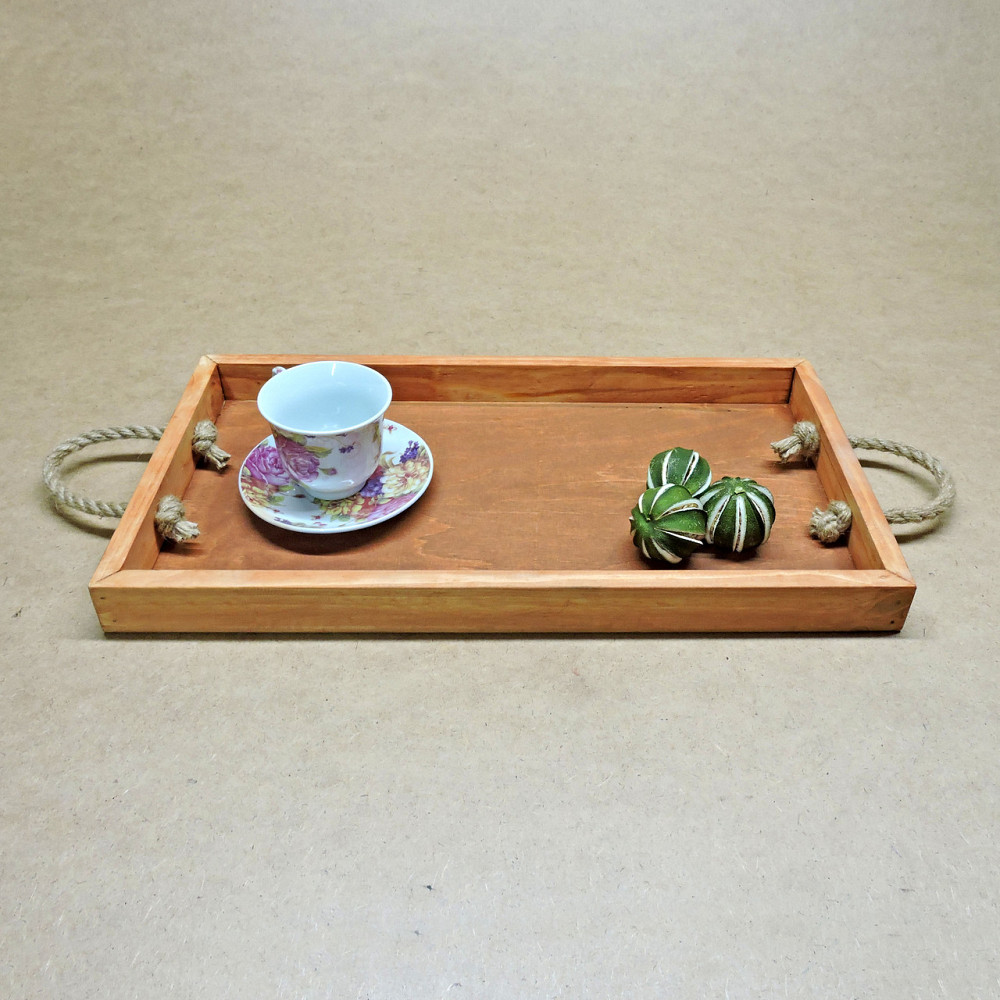 Піднос дерев'яний "Шарлеруа 50х27" шафран Миколаїв - фото 3