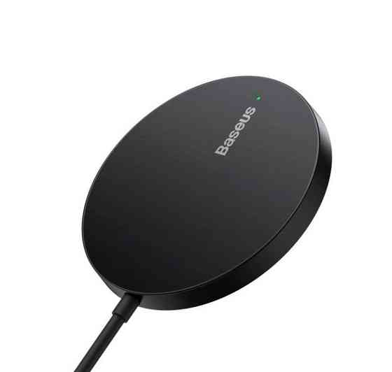 Бездротовий зарядний пристрій Baseus Simple Mini3 Magnetic Wireless Charger 15W Black Київ
