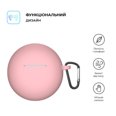 Чохол для навушників Armorstandart Hang Case для OPPO Enco Buds 2 Pink (ARM71111) Вінниця - фото 2