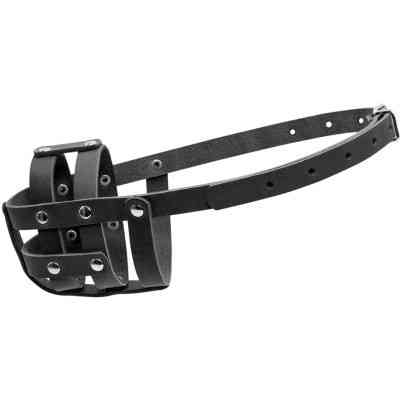 Намордник для собак Collar мягкий №0 (спаниель) черный (06331) Винница