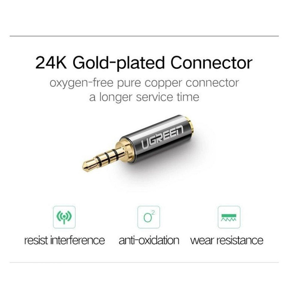 Перехідник UGREEN 2.5mm "тато" - 3.5 мм "мама" Adapter(UGR-20501) UGR-20501 Одеса - фото 3
