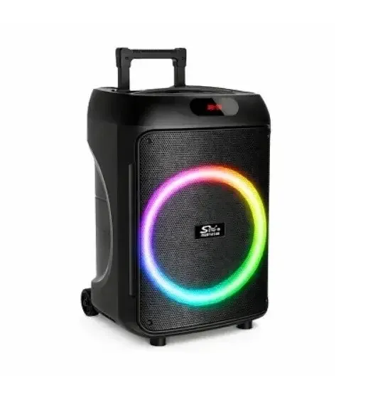 ZQS12148 Портативная Bluetooth колонка, 2 микрофона, пульт ДК, музыка дома и на улице Одесса - изображение 2