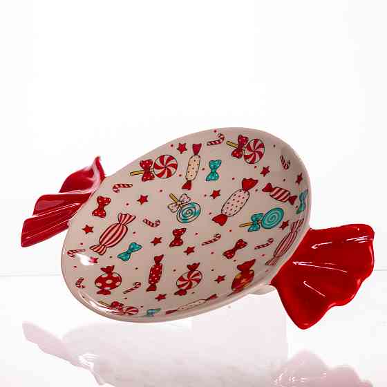 Yiwu Новорічна тарілка з порцеляни Merry Christmas Ø15.5 см тарілка для десертів тарілки різдвя Коломыя