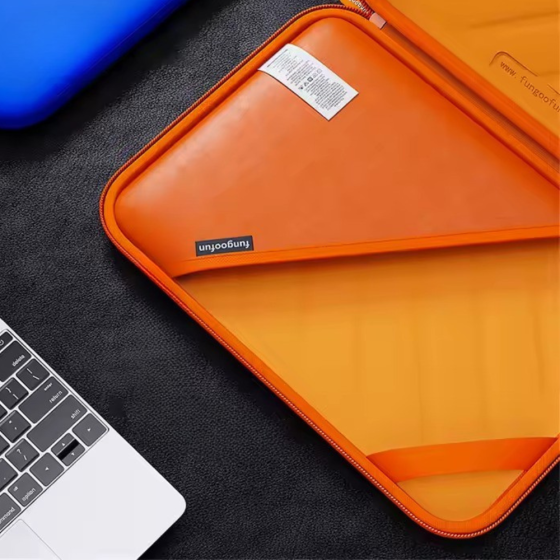 Чехол для ноутбука или планшета 16 дюймов, водонепроницаемый, противоударный, силиконовый на молнии,оранжевый Каменец-Подольский