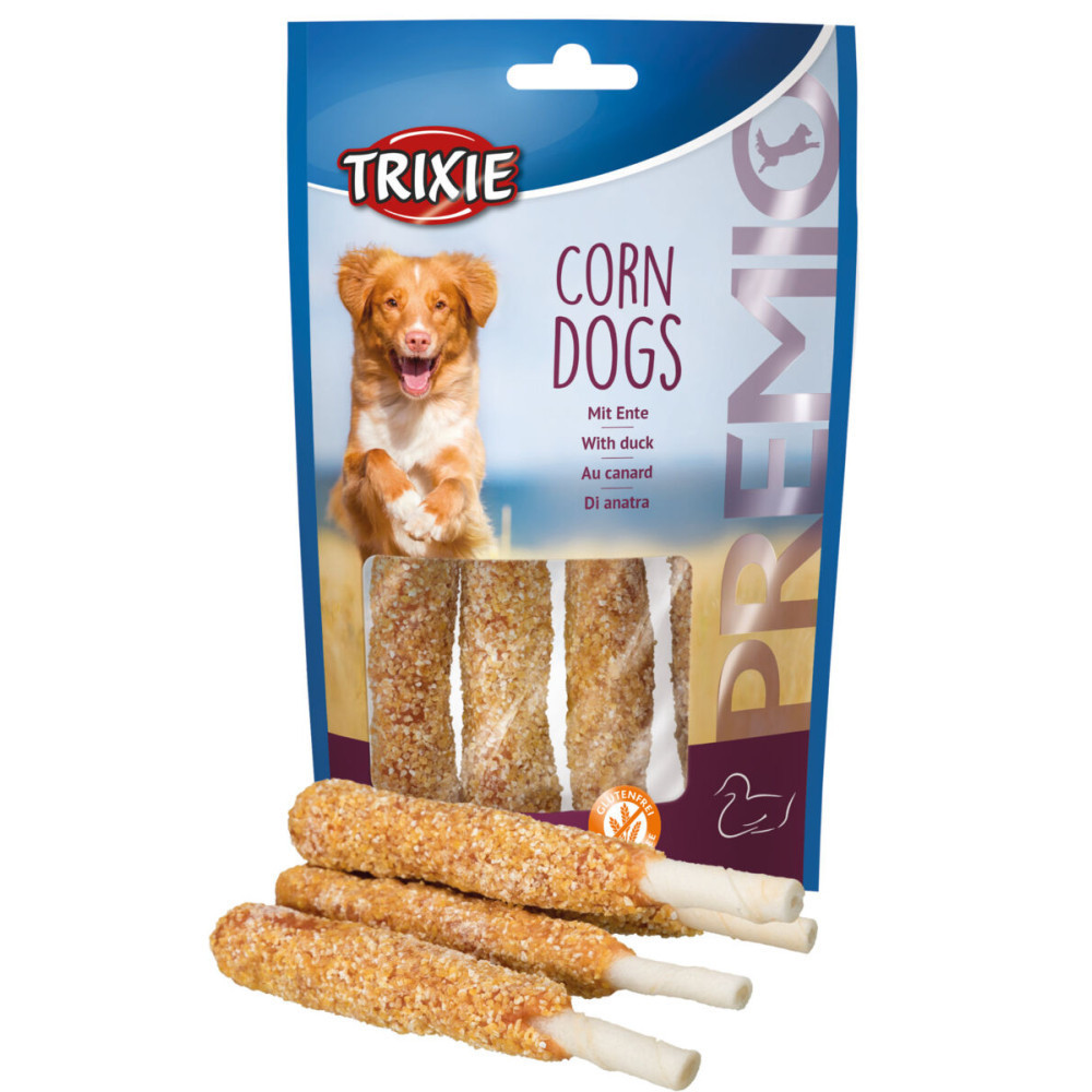Ласощі Trixie Premio Corn Dogs для собак з качкою і сиром'ятною шкірою 100 г Вінниця - фото 2