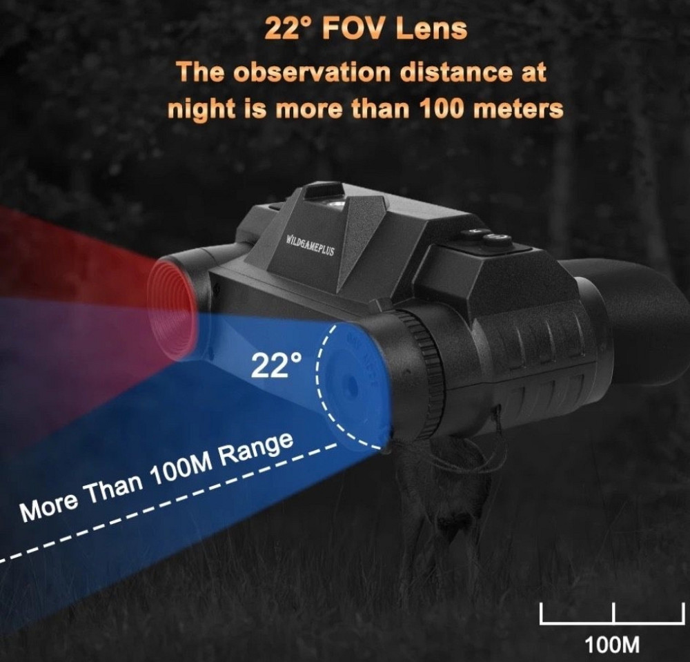 Прилад нічного бачення NVG G1 1920x1080P 4.5 940nm. Київ - фото 6