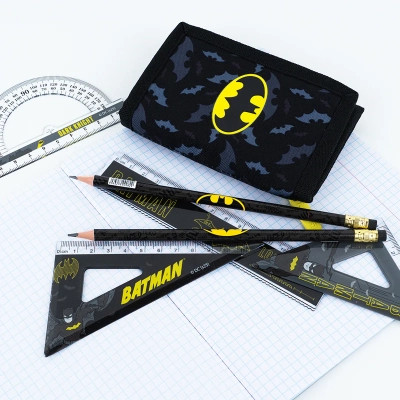 Лінійка Kite набір: лінійка 15 см, 2 косинця, транспортир DC Comics (DC25-282) Вінниця - фото 3
