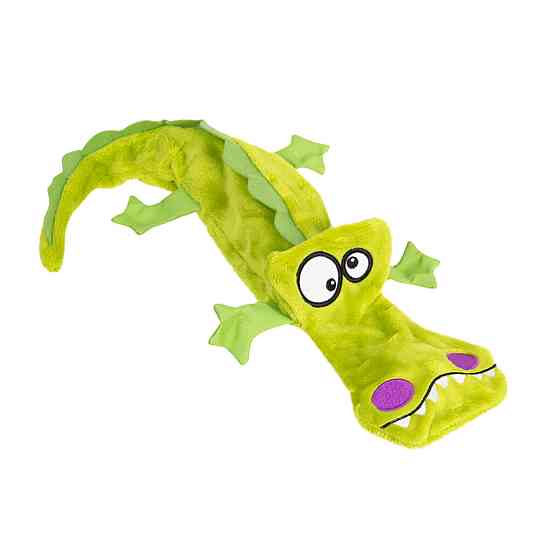 Іграшка для собак Крокодил з 4-ма пищалками GiGwi Plush Friendz, плюш, 38 см Київ