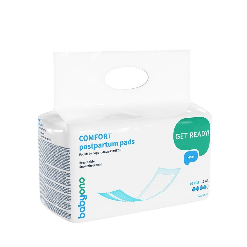 Підклади післяпологові "COMFORT" (10 шт) BabyOno Кривий Ріг - фото 1