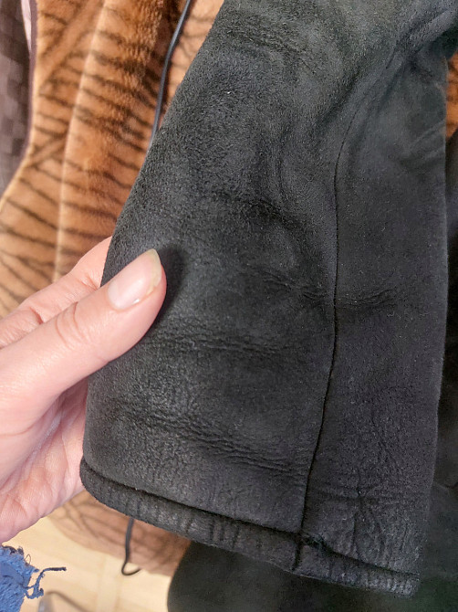 Дублянка жіноча натуральна Б/У 40-42 чорний Київ - фото 5