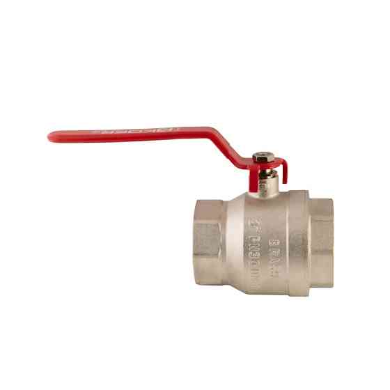 Кран кульовий Koer KR.214 - 3" FF ГГР (ручка "важіль" червона) (KR4951) Київ