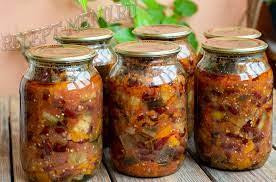 Фасоль с баклажанами консервированная 0,5 л Киев - изображение 1