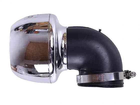 Фильтр воздушный (нулевик) Ø38mm, 90*, турбина (хром) Мукачево