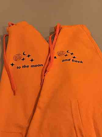 Парные толстовки для влюбленных TO THE MOON \ AND BACK Черновцы