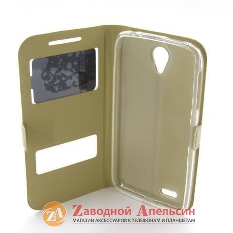 Чехол книжка Lenovo S820 Smart Case gold Одесса - изображение 6