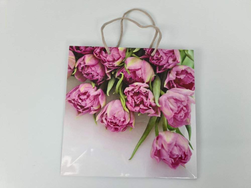 Пакет бумажный подарочный квадратный 23*24*10(артKV-083) (12 шт) Харьков - изображение 3