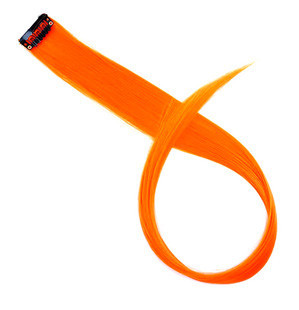 Пасмо на шпильці помаранчеве 50 см Київ - фото 1