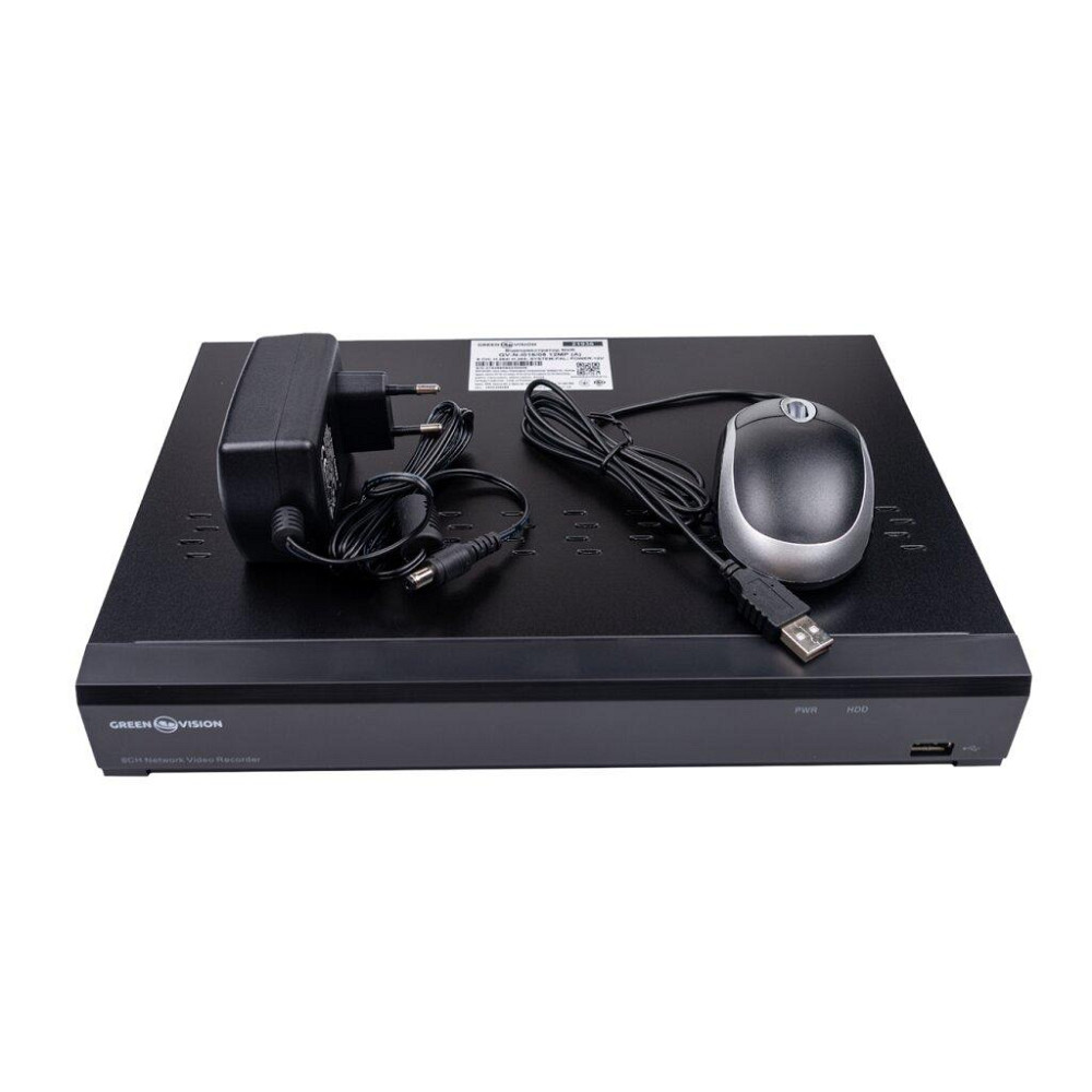 IP відеореєстратор 8-канальний 12MP NVR GreenVision GV-N-I016/08 (A) Київ - фото 4