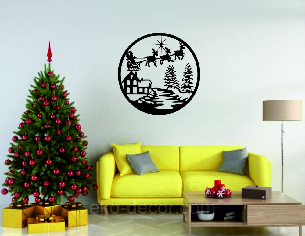 Декоративне настінне Панно «Новий рік», Декор на стену Київ - фото 4