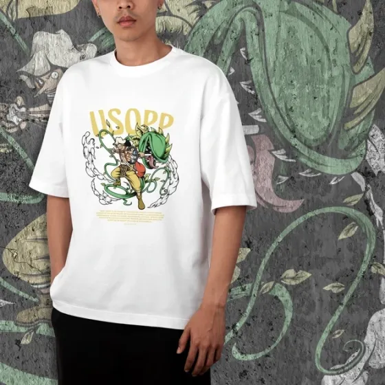 Футболка мужская с принтом Ван Пис Usopp Размер 48 Anime0271 Днепр