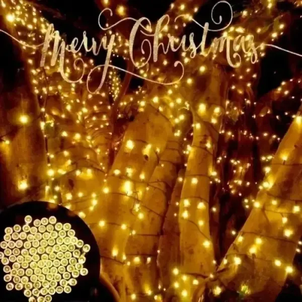 Уличная гирлянда с солнечной панелью линза диод SFK-16 Водонепроницаемые светодиодные лампы-гирлянда 10м Коломия - фото 4