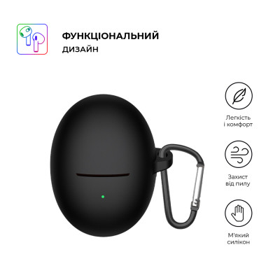 Чохол для навушників Armorstandart Hang Case для Huawei FreeBuds 5 Black (ARM80459) Вінниця - фото 2