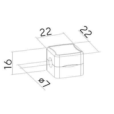 Держатель для кабеля OfficePro CM002B, magnetic clasp, 6шт=1пак, back (CM002B) Винница
