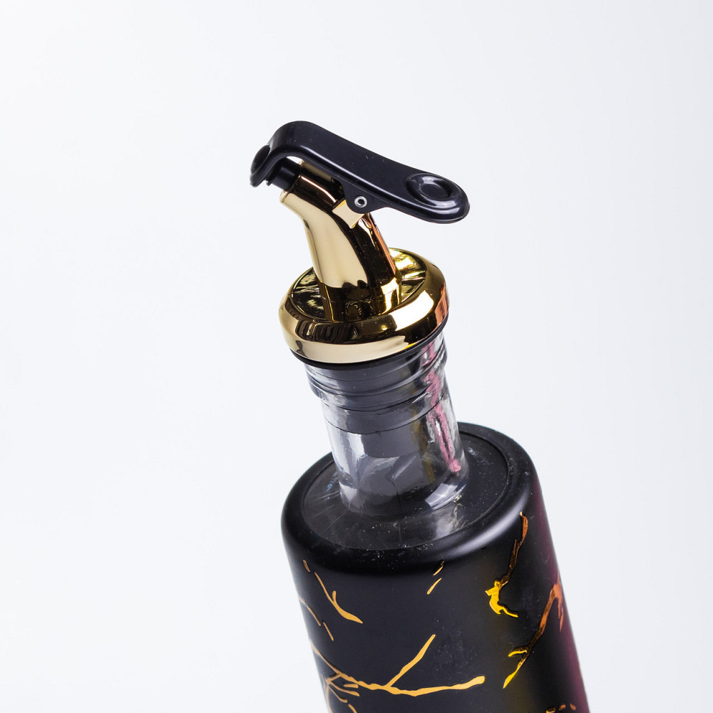 Бутылка для масла с дозатором 300 мл, черный мрамор HP-1344 Киев - изображение 2