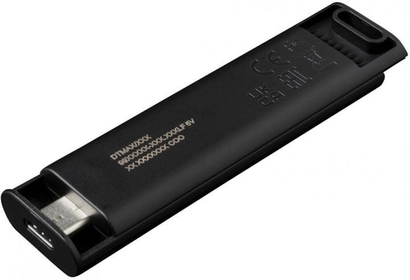 Флешнакопичувач USB3.2 512 GB Type-C Kingston DataTraveler Max Black (DTMAX/512GB) Чорний Харків - фото 10