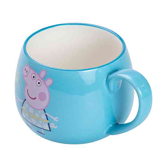 Кружка Peppa Pig синяя 400 мл из фарфора Киев