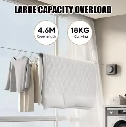 Складная настенная сушилка для белья / Сушилка-трос настенная Коломыя