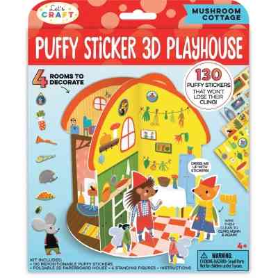 Развивающая игрушка Let's Craft Фантастические миры - домик-грибочек 3d (PSP-01) Винница