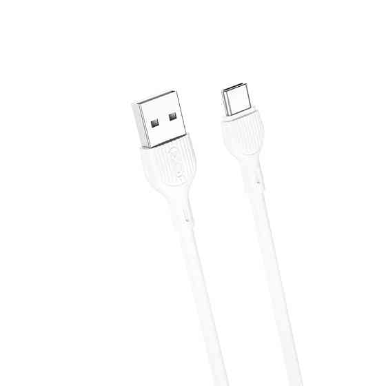 Кабель XO USB to Type-C 2,1А 1м білий (XO-NB200C-White) Львів