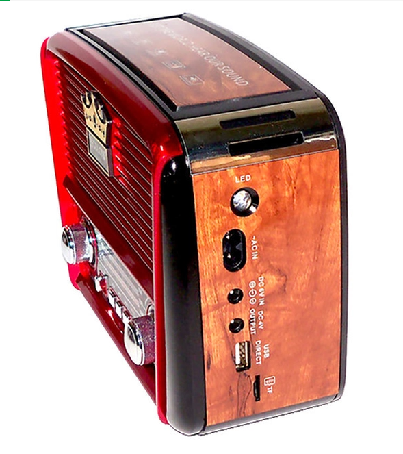 Портативная колонка Golon RX-455S Solar с FM/AM/SW, фонариком, USB, TF и функцией Power Bank Одесса - изображение 20