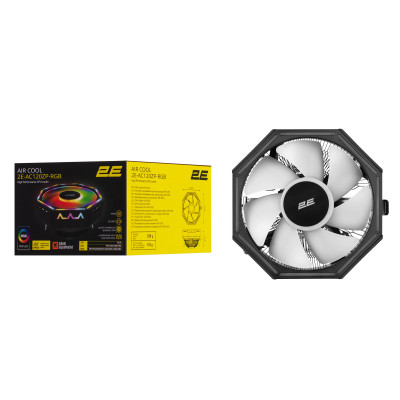 Кулер до процесора 2E Gaming Air Cool AC120ZP RGB, LGA1700, 1200, 115X, 775, AM5, AM4, AM3, AM3+, AM2, AM2+, FM2, FM1 (2E-AC120ZP-RGB) Вінниця - фото 7