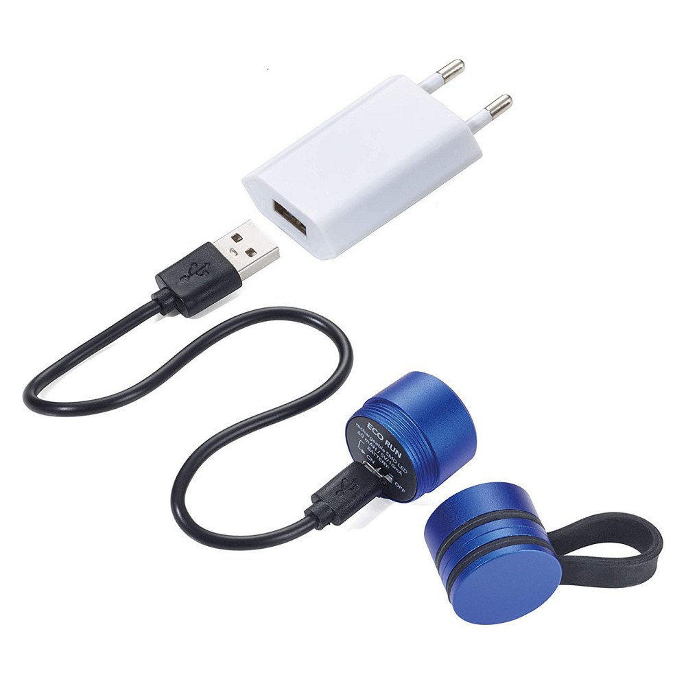 Ліхтарик спортивний Troika USB (3 режими) Синій Київ - фото 5