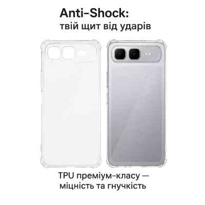 Чохол до мобільного телефона BeCover Anti-Shock Infinix Smart 10 Plus (X6725B) Clear (713801) Вінниця