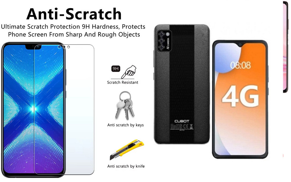 Защитное стекло NeoGlass для Cubot Note 7 – ультрапрозрачное и устойчивое Киев - изображение 1