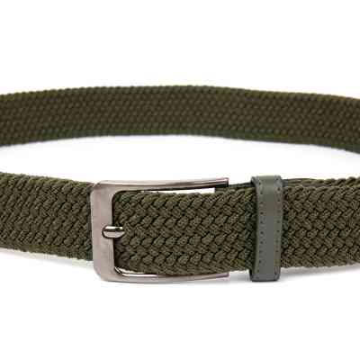 Ремень Vintage Текстильный мужской Оливковый (20527) Винница